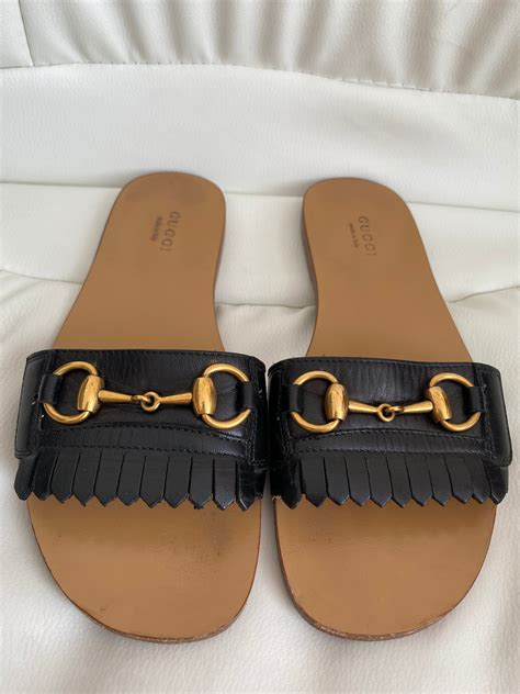 gucci slides sale womens|gucci slides with fur women.